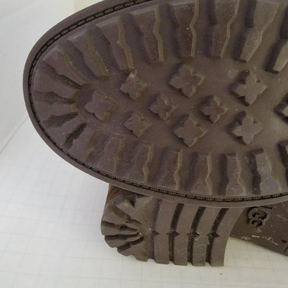 UGG Womens Blayre II Lush Shearling Genuine Cuff Suede Boots Zipper 1006039 10 - Picture 8 of 16